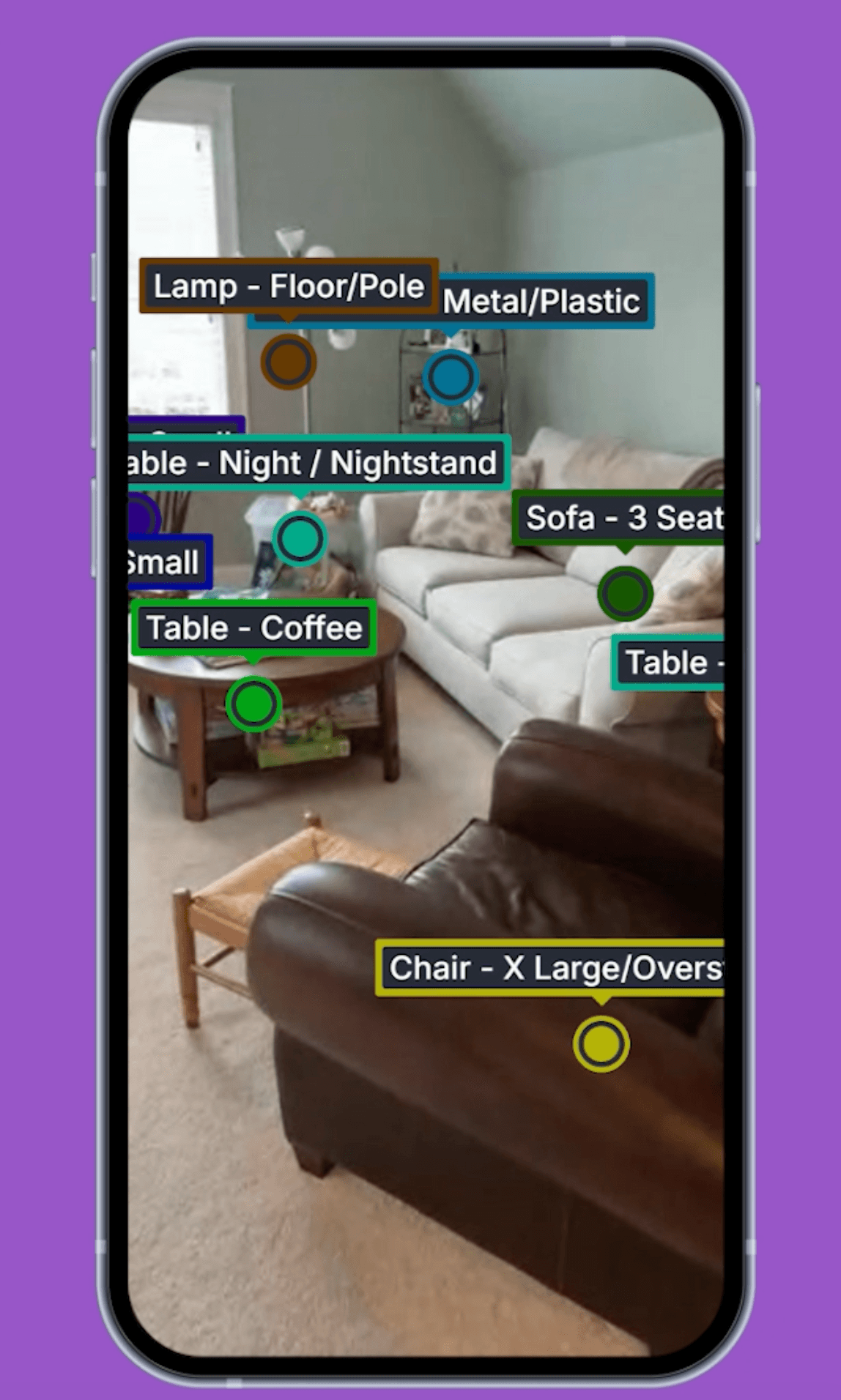 AI-powered inventory with every item labeled